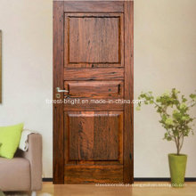 Porta de madeira interior do design clássico, preço da porta